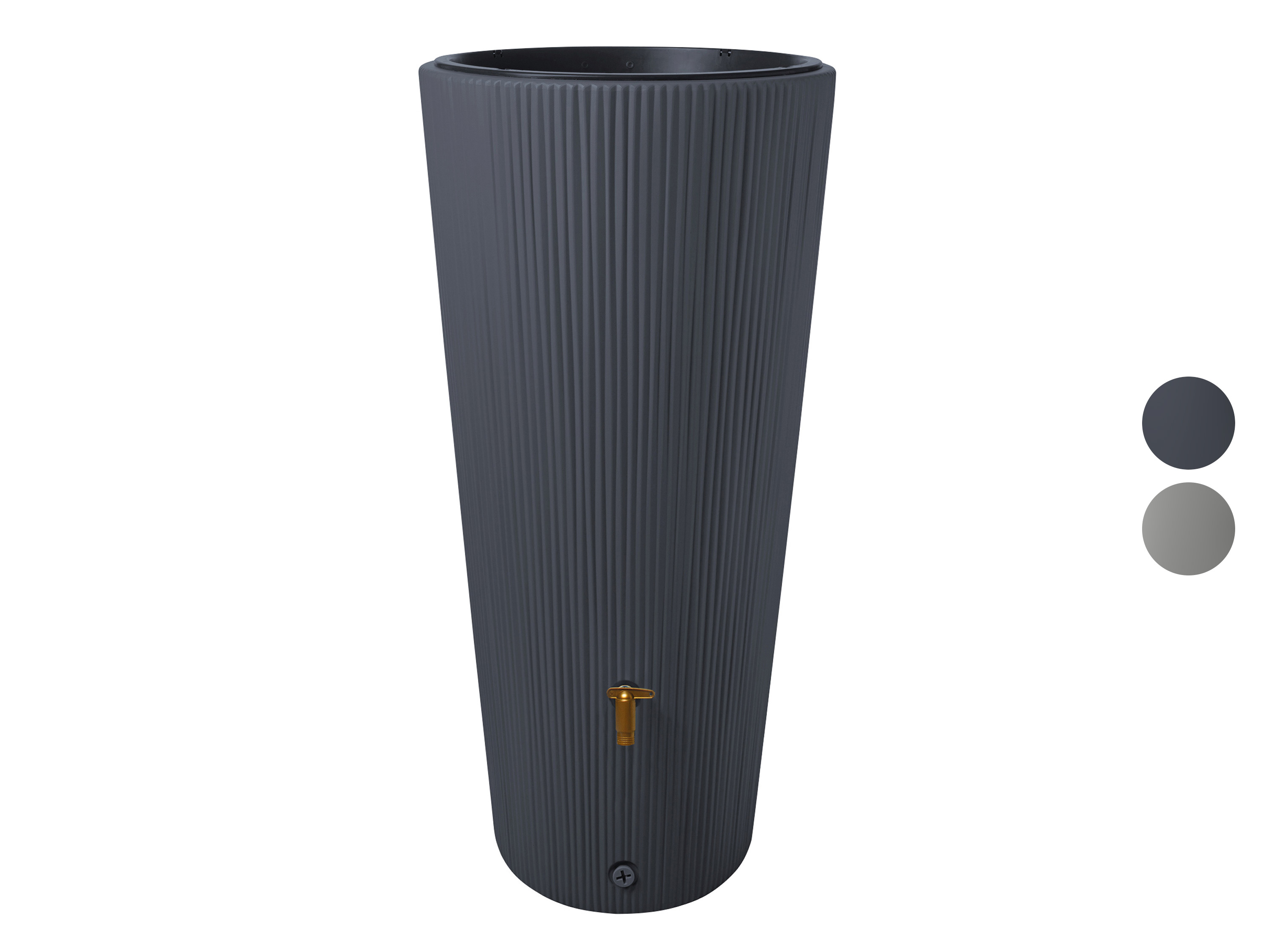4rain Récupérateur d'eau de pluie 2en1 VASO DECOR, 220 L