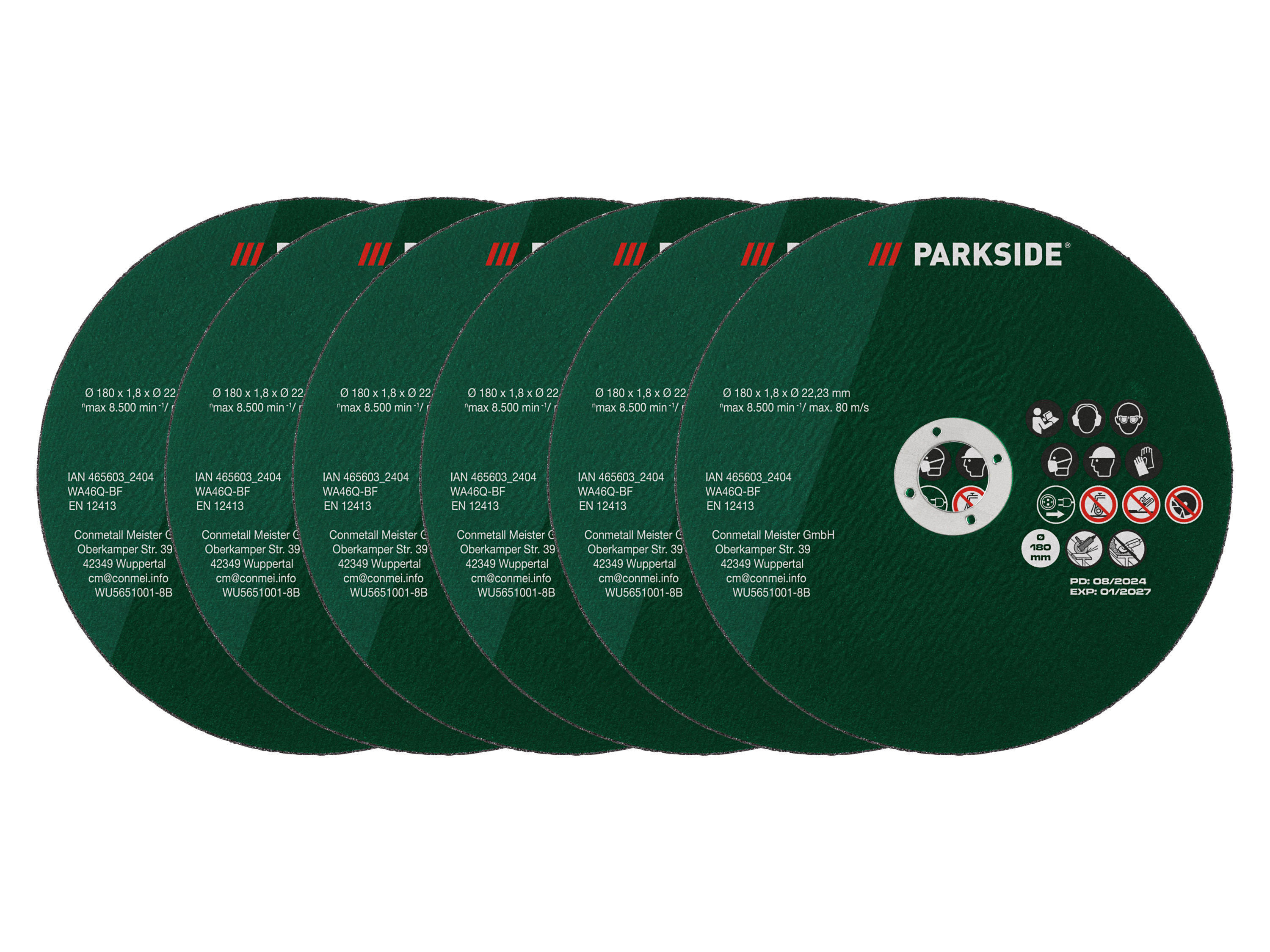 PARKSIDE® Disques de coupe pour cisailles métalliques (métal)