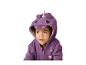 Fille en sweat à capuche violet avec motif licorne