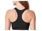 Soutien-gorge de sport noir, vue arrière.