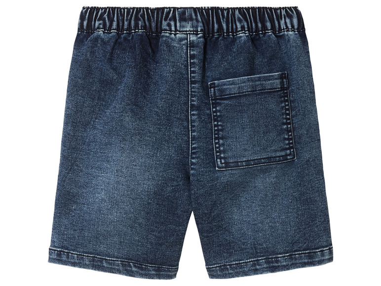 Aller en mode plein écran : Bermuda molletonné en denim enfant - Image 4
