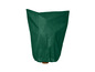 Une housse de protection verte pour une plante ou un arbre.