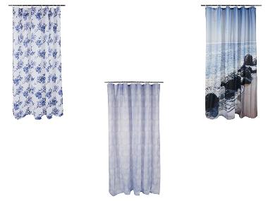 LIVARNO® Rideau de douche, 180 x 200 cm