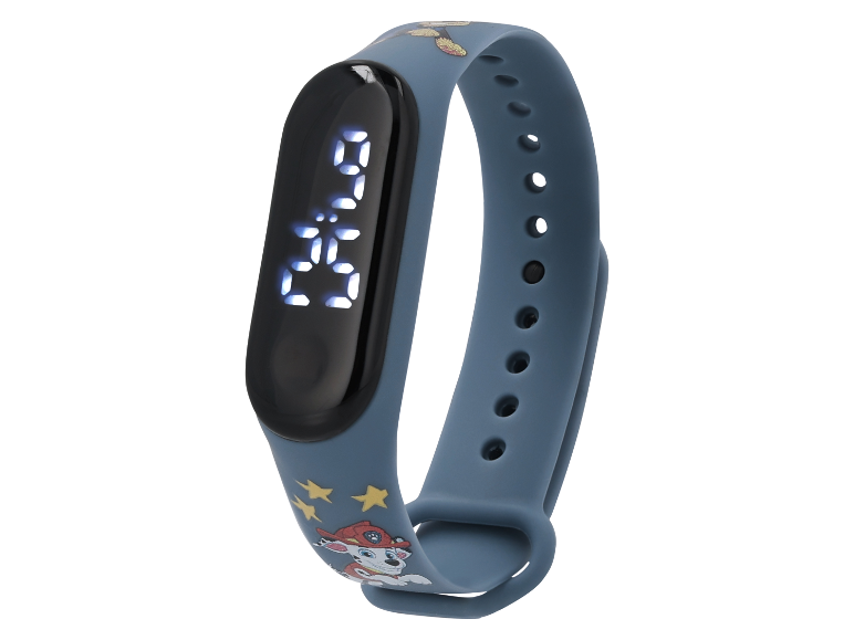 Montre bracelet pour enfant sur le thème de Pat' Patrouille.