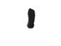 Chaussette de sport noire avec des rayures blanches sur le bord