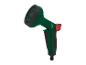 Pistolet d'arrosage Parkside vert et noir.