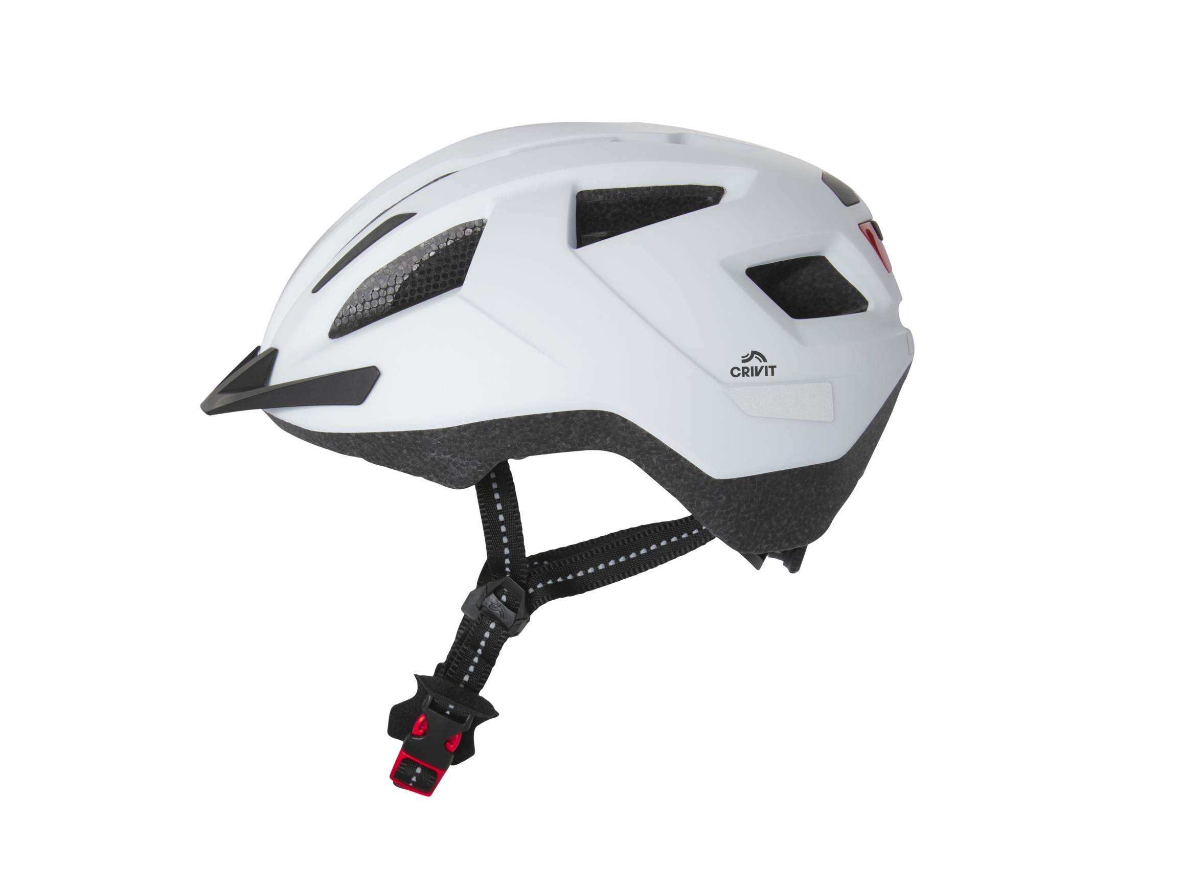 CRIVIT Casque de vélo avec feu arrière - 15