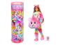Poupée Barbie Cutie Reveal Care Bears et son emballage.