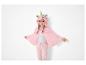 Fille en cape licorne rose et pantalon de jogging