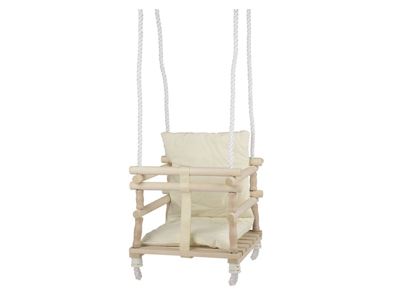 Aller en mode plein écran : Playtive Balançoire en bois pour bébé, avec siège de sécurité - Image 14