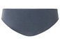 Un slip en coton bleu foncé.
