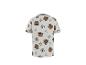 T-shirt enfant avec motif têtes d'ours en peluche avec casquettes, ballons de football et lettres N et P.