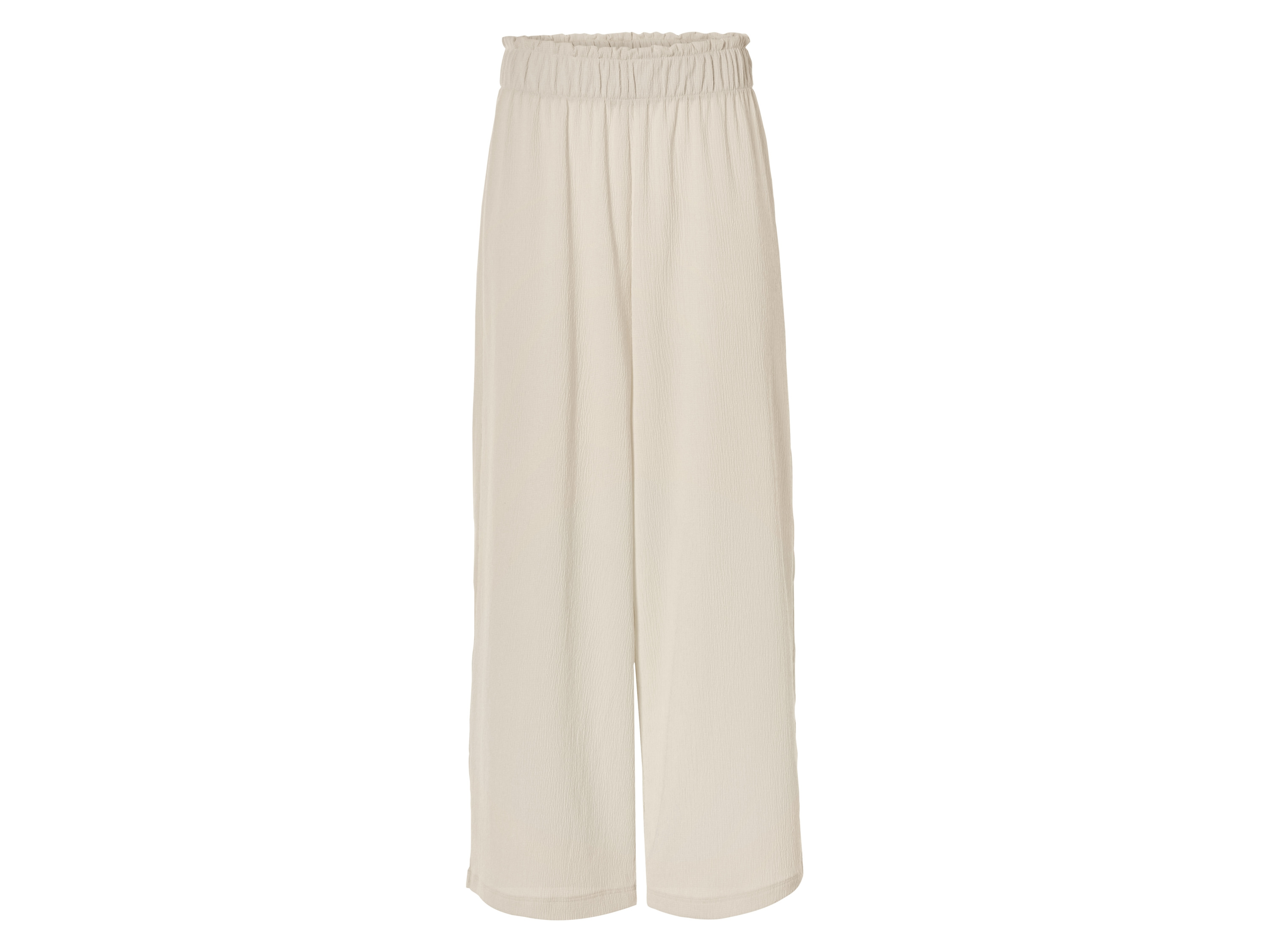 esmara® Pantalon large femme (beige, S(34/36))