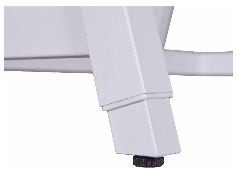 Pieds de table blancs, design moderne.