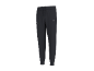 Pantalon de jogging noir pour homme avec cordon de serrage et chevilles élastiques.