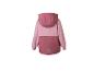 Veste rose pour enfant avec capuche et imprimé arc-en-ciel
