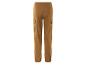 Pantalon cargo marron avec plusieurs poches.