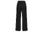 Pantalon de survêtement noir avec une taille élastique.