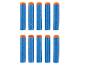 Huit fléchettes bleues pour pistolet Nerf.