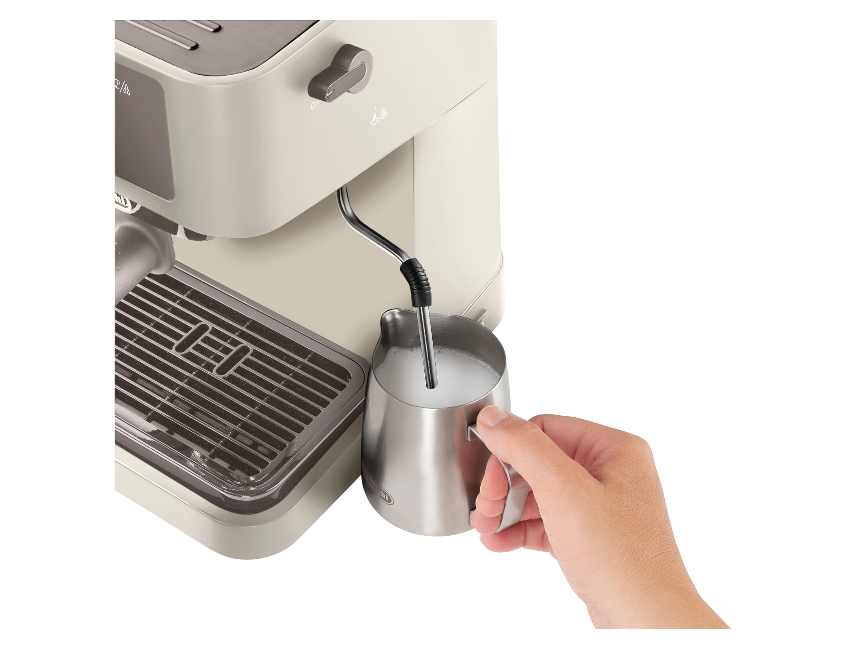 Delonghi Stilosa EC235.CR, Machine à expresso 1100W Beige - vue 3