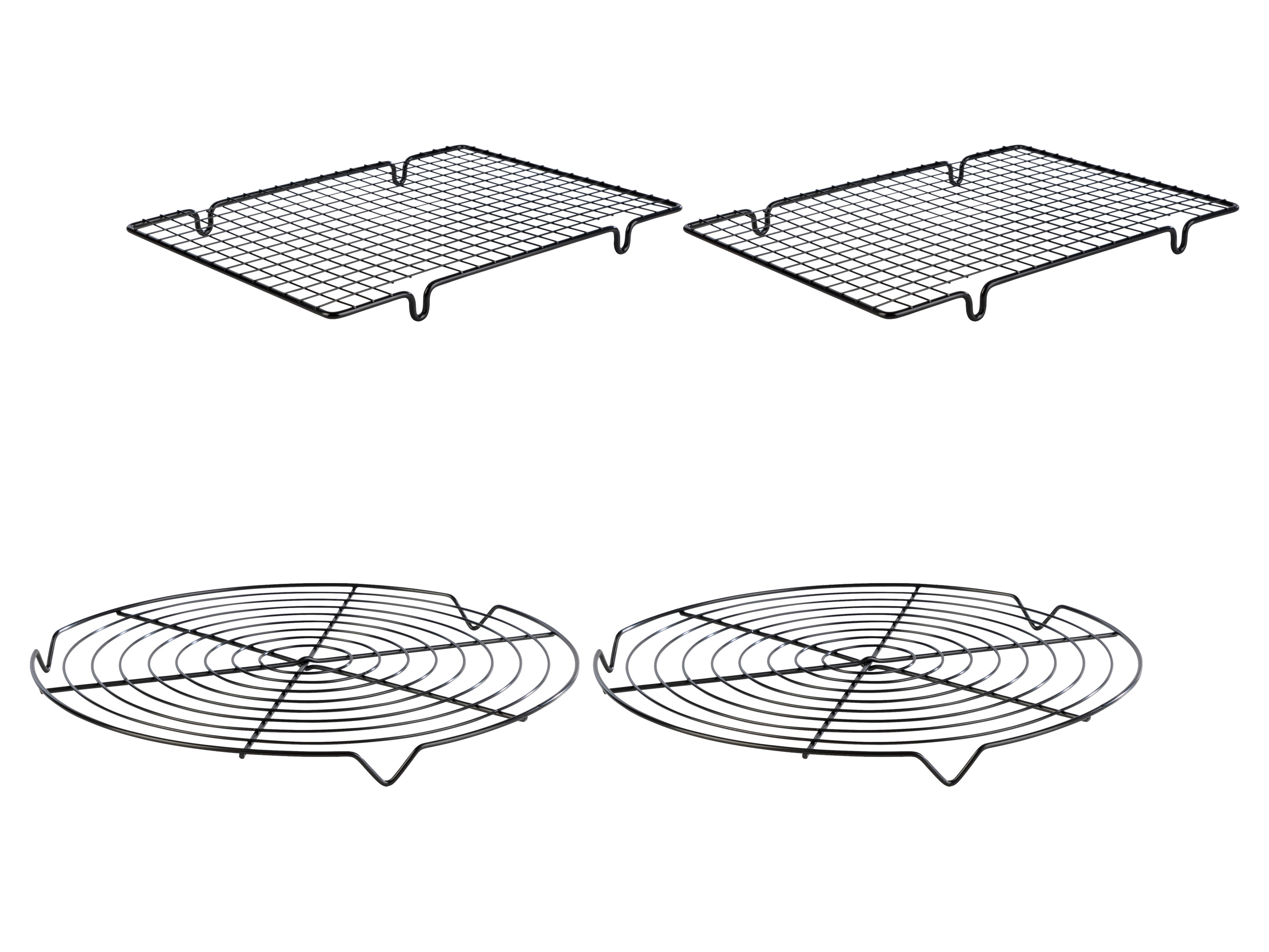 LIVARNO home Set de 2 grilles de cuisson et refroidissement antiadhésives