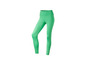 Un legging vert pour femme.