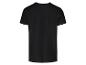 T-shirt noir uni, vue arrière.