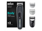 Braun BodyGroomer Series 5 avec 3 accessoires.