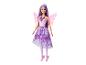 Poupée BARBIE 3-en-1 Fantasy avec cheveux violets, ailes et robe fleurie