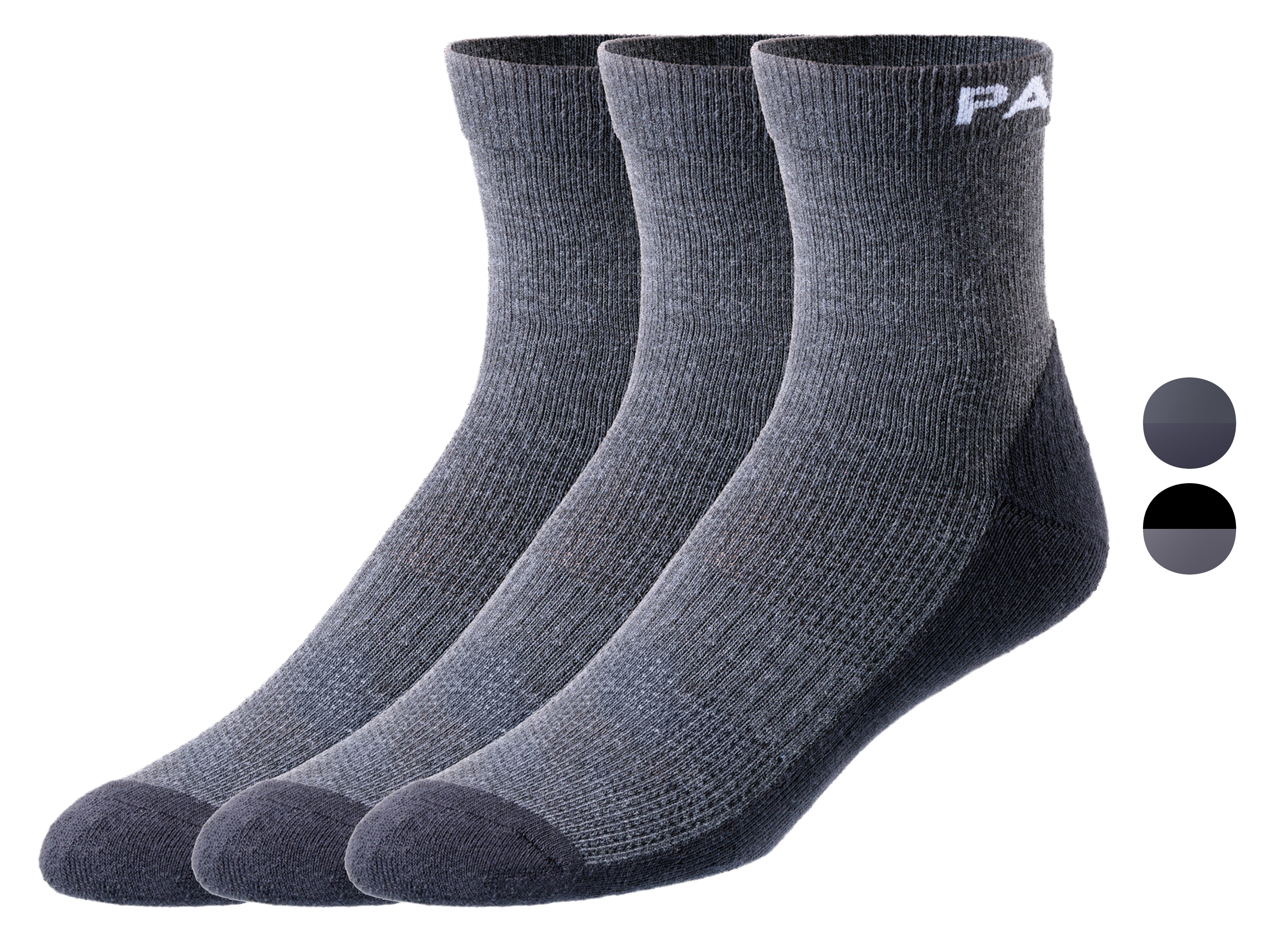 PARKSIDE® Lot de 3 paires de chaussettes de travail homme