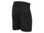 Shorts de grossesse noirs à taille élastique.