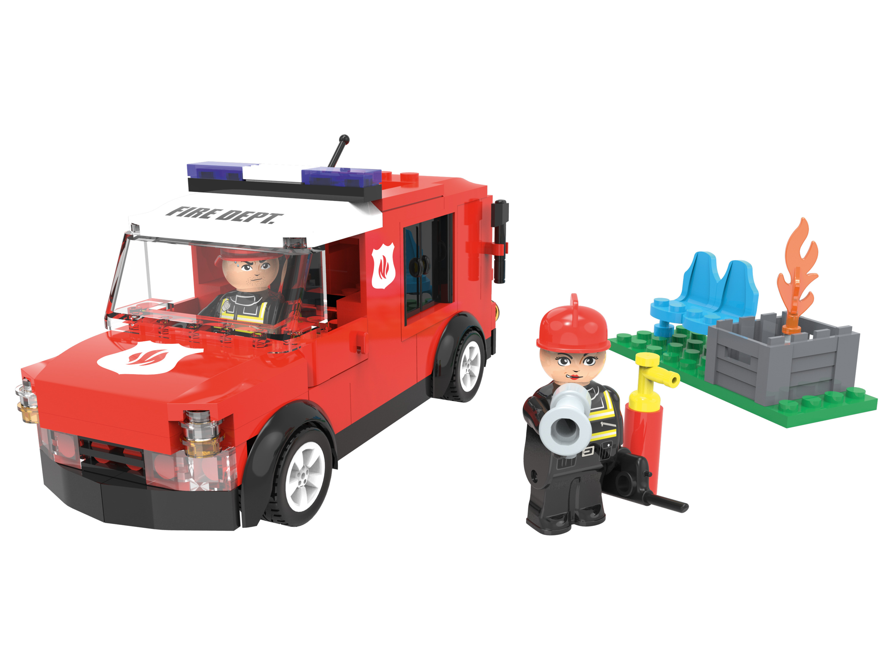 Ensemble Playtive Clippys S (camion de pompiers)
