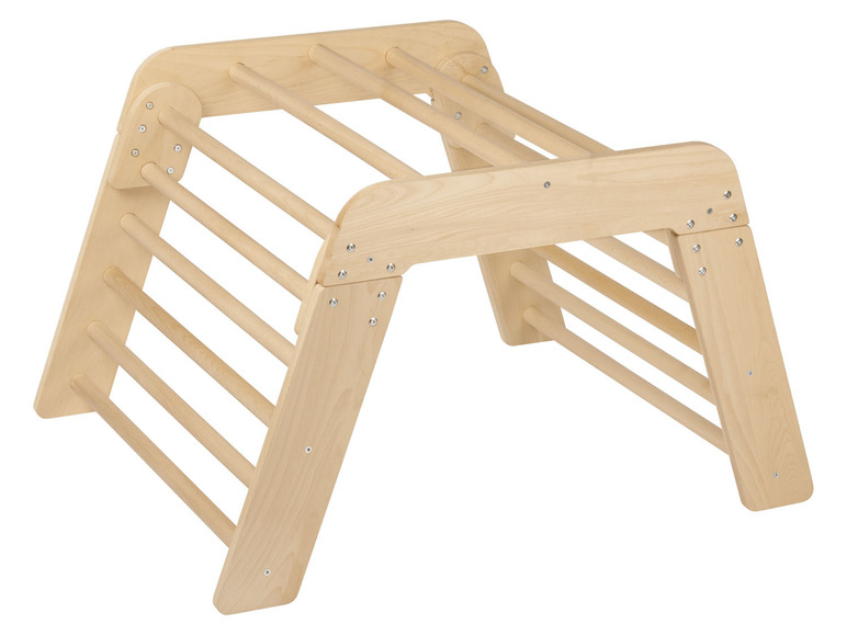 Aller en mode plein écran : Playtive Trapèze d’escalade en bois de hêtre, 80 x 60 x 99 cm - Image 1