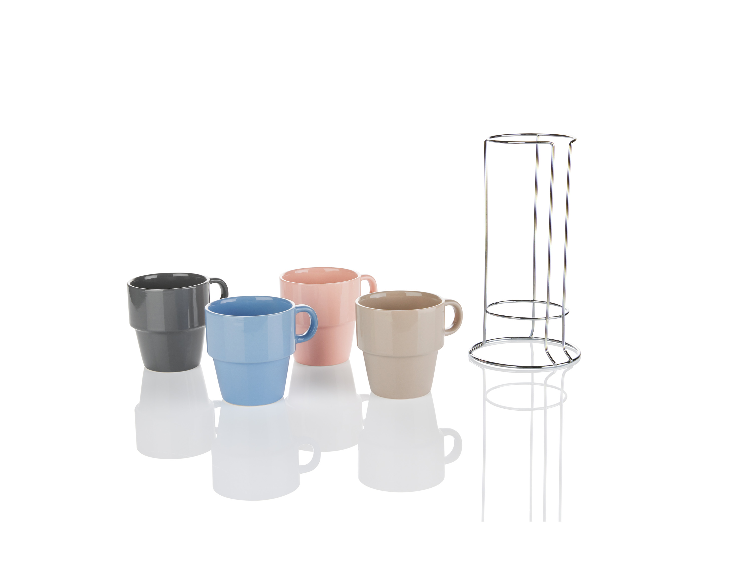 LIVARNO home Tour de tasses, 5 pièces