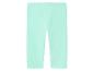 Pantacourt femme vert menthe