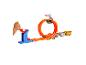 Coffret de jeu HOT WHEELS Monster Trucks avec voiture, looping et cibles.