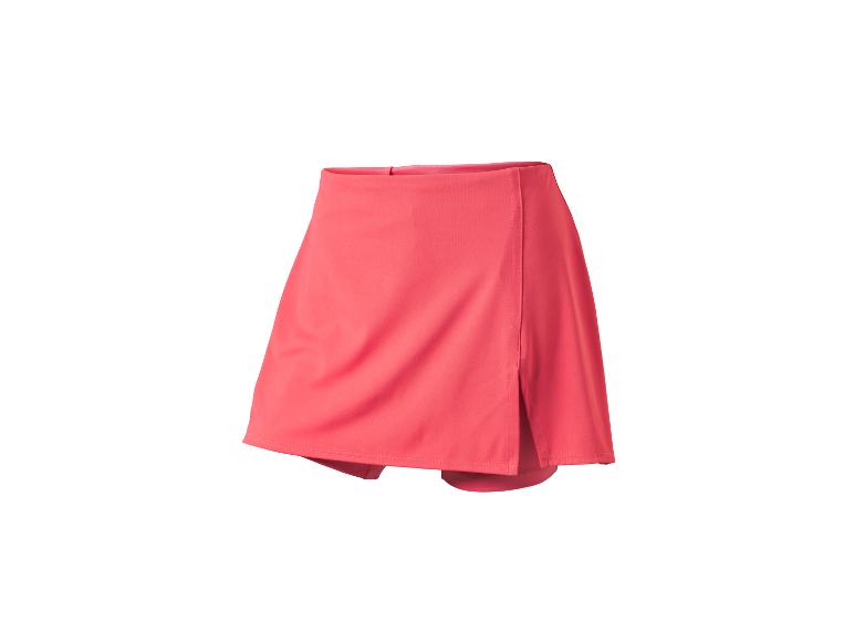 Jupe-short de sport corail pour femme