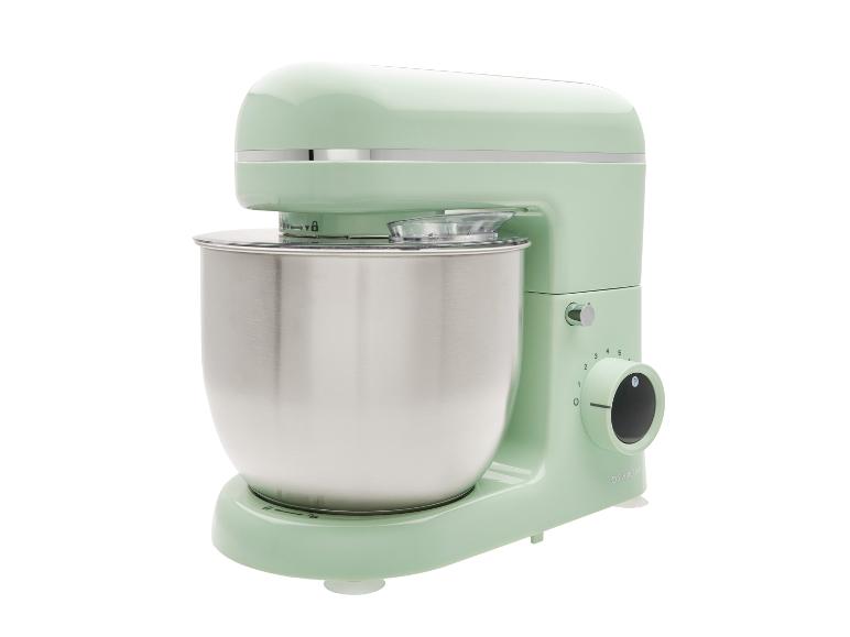 Robot pâtissier SilverCrest vert pastel.