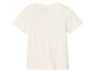 T-shirt blanc à manches courtes.