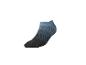 Chaussette courte rayée bleue et noire