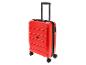 Valise de cabine rigide Esmara rouge avec poignée télescopique et roulettes