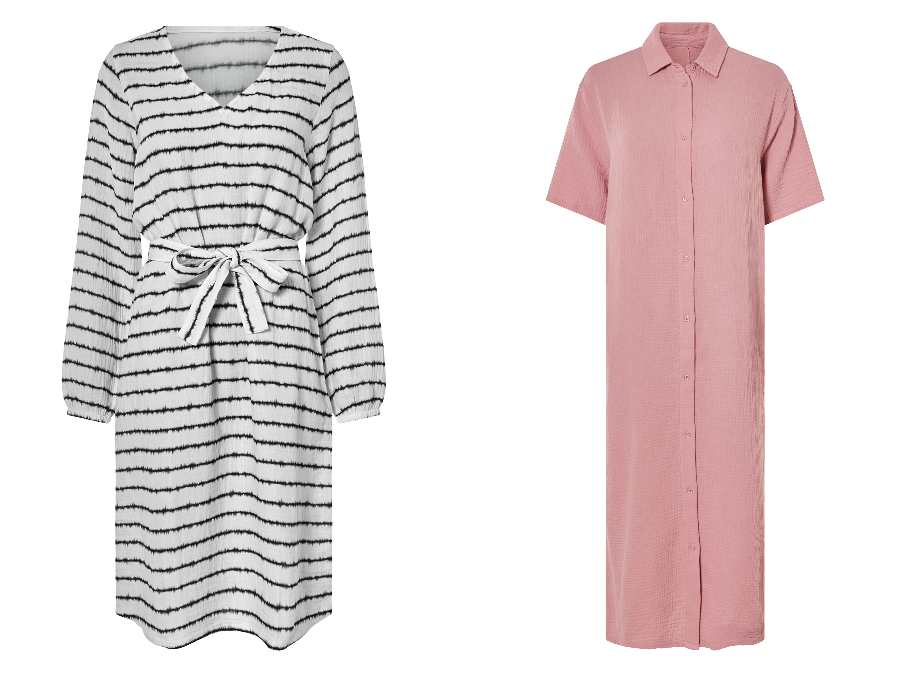 esmara® Robe midi en mousseline femme