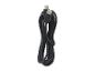Câble de charge USB-C noir enroulé.