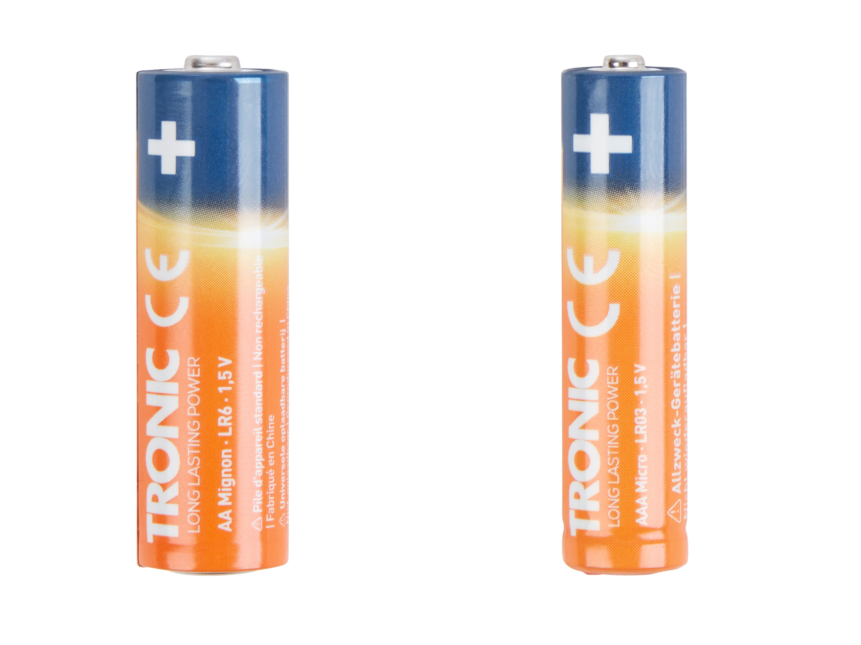 TRONIC® Lot de 30 piles alcalines AA ou AAA