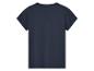 T-shirt à manches courtes bleu marine.