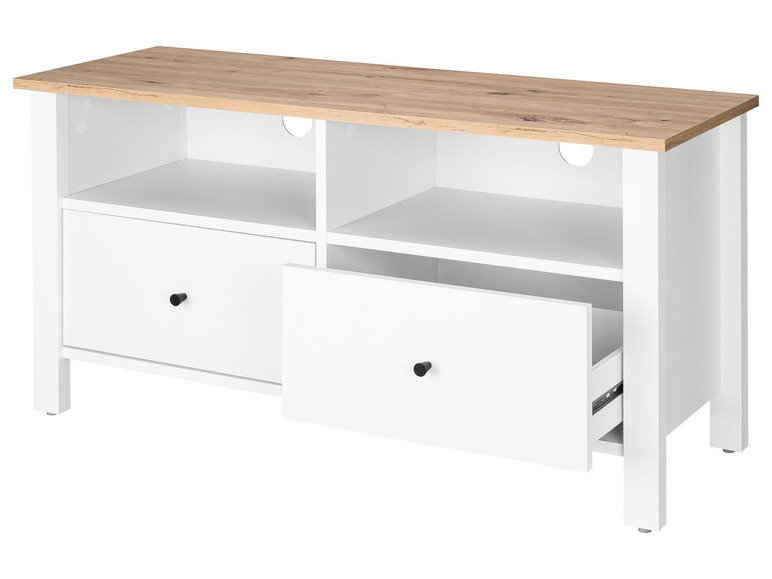 Aller en mode plein écran : LIVARNO home Meuble TV Stockholm, 113 x 40 x 57 cm - Image 5