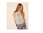 Gilet femme boutonné et pantalon imprimé