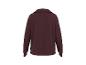 Sweat-shirt marron foncé à col, vue de dos