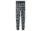 Legging tricoté avec motif de teckels et de flocons de neige