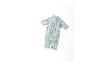 Combinaison de bain bébé, motif océanique avec baleines.